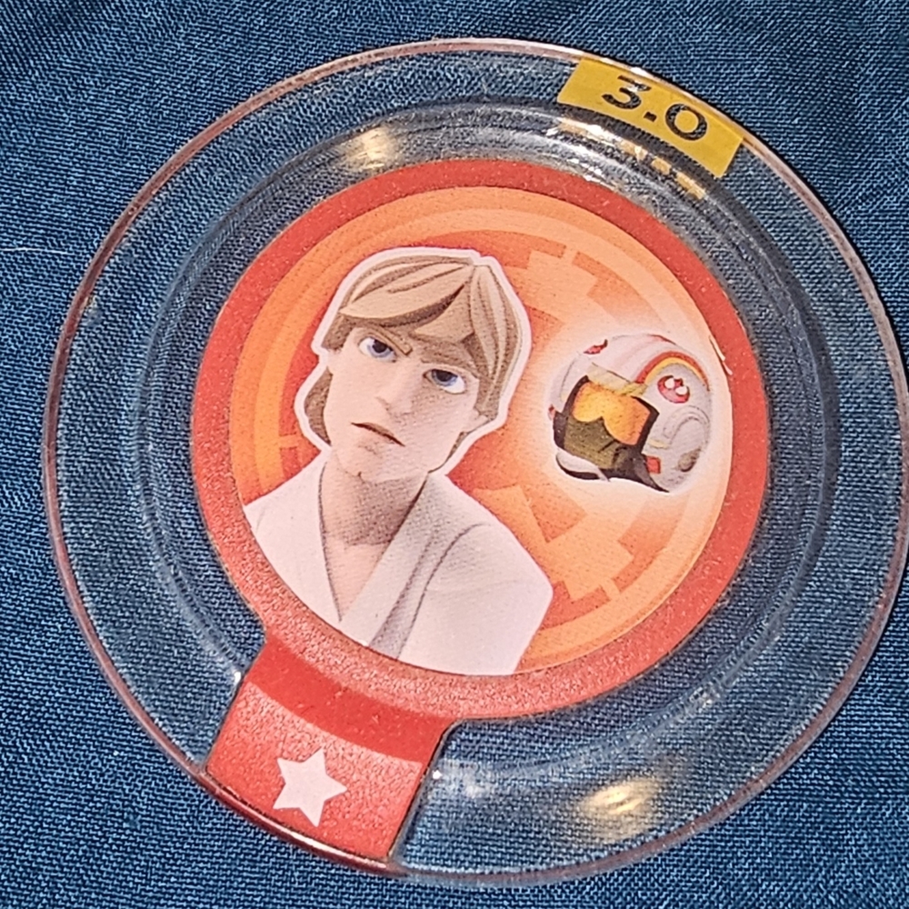 Disney Infinity Star Wars 3.0 Luke Alliance Flight Suit Power Disc for PS4